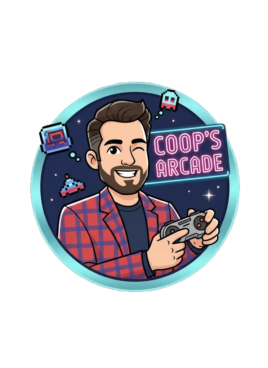 Coop's Arcade Logo - Choose your opponent and play classic strategy games